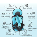 Wearable Child Protection Car Cushion Seat Breathable Adjustable Strap 0-12 Years