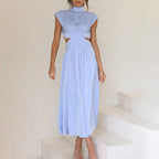 Chloé women's elegant maxi dress by Harrow featuring flowing fabric and a sophisticated design for special occasions.