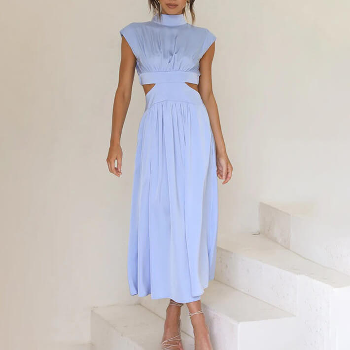 Chloé women's elegant maxi dress by Harrow featuring flowing fabric and a sophisticated design for special occasions.