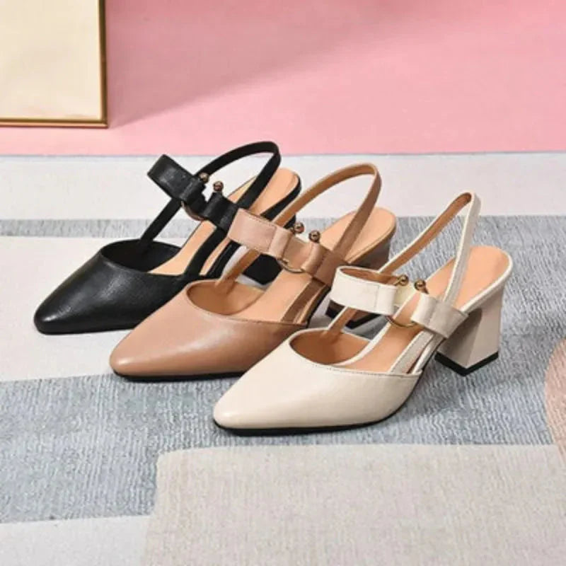Harrow Christina low block heel court shoes for women, stylish footwear featuring a sleek design and comfortable heel height.