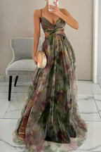 Harrow Cindy floral maxi dress for women featuring a vibrant summer floral print and flowing, elegant design.