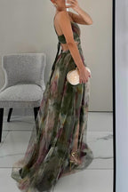 Harrow Cindy floral maxi dress for women featuring a vibrant summer print and flowing elegant design.