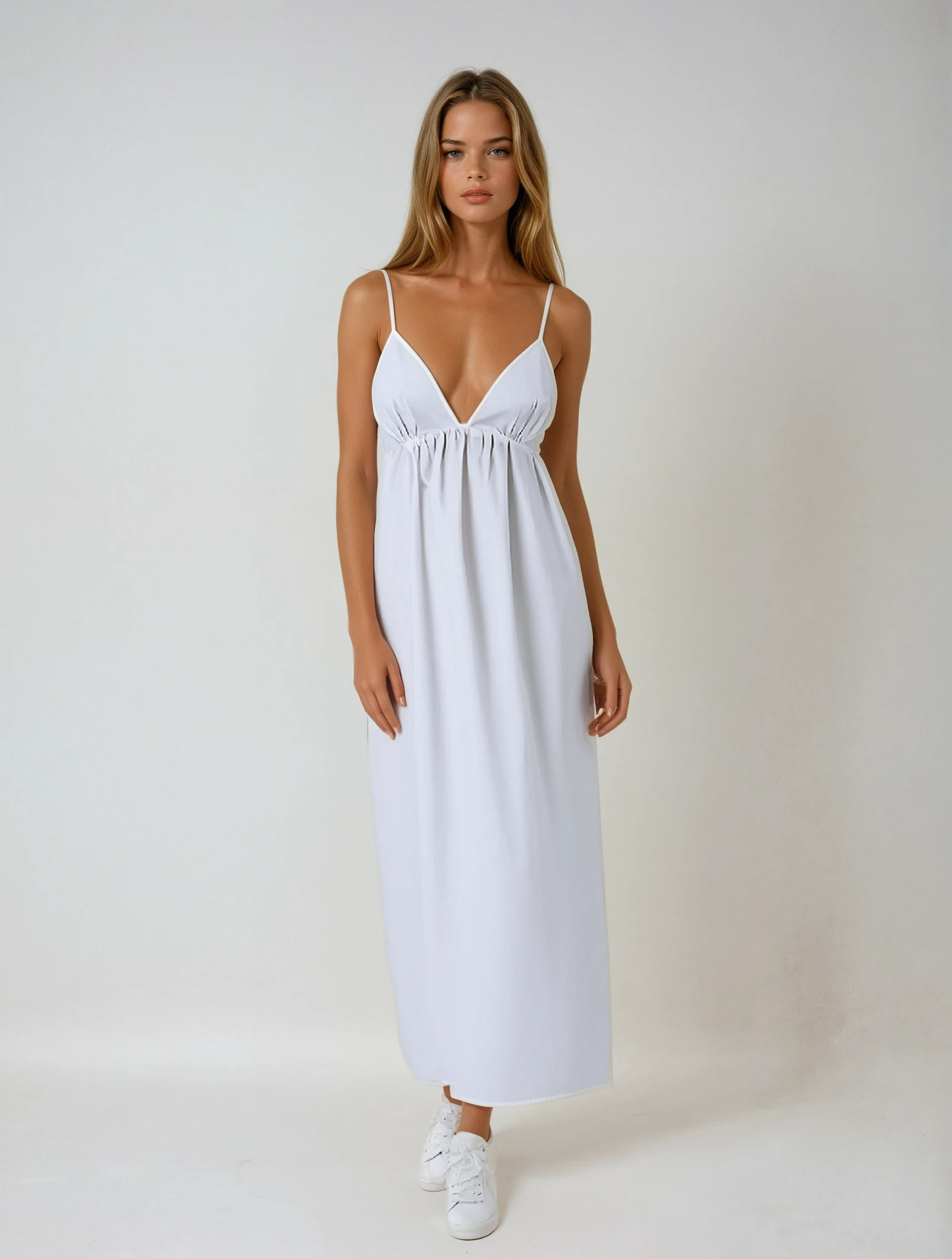 Harrow Alena stylish open-back cotton cocktail maxi dress for women, perfect for summer coastal events.