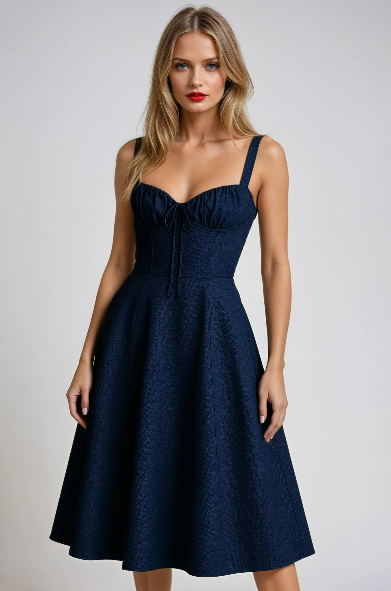 Alessia | Elegant Cocktail Midi Dress for Women