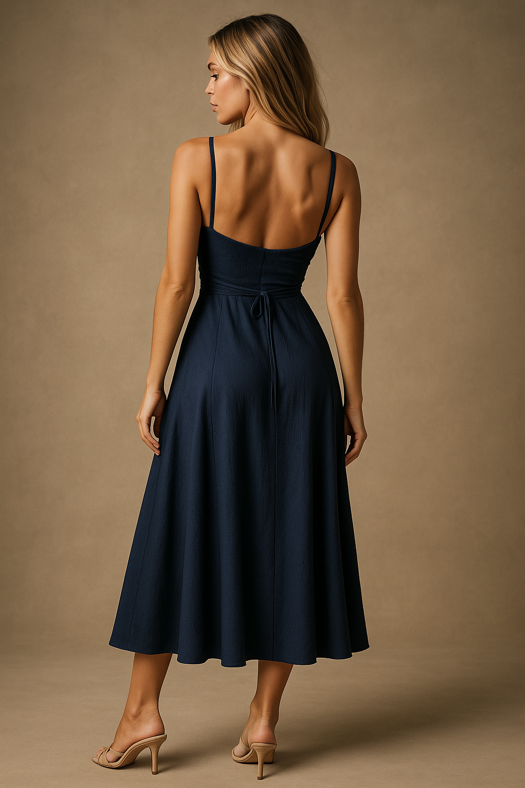 Alessia | Elegant Cocktail Midi Dress for Women
