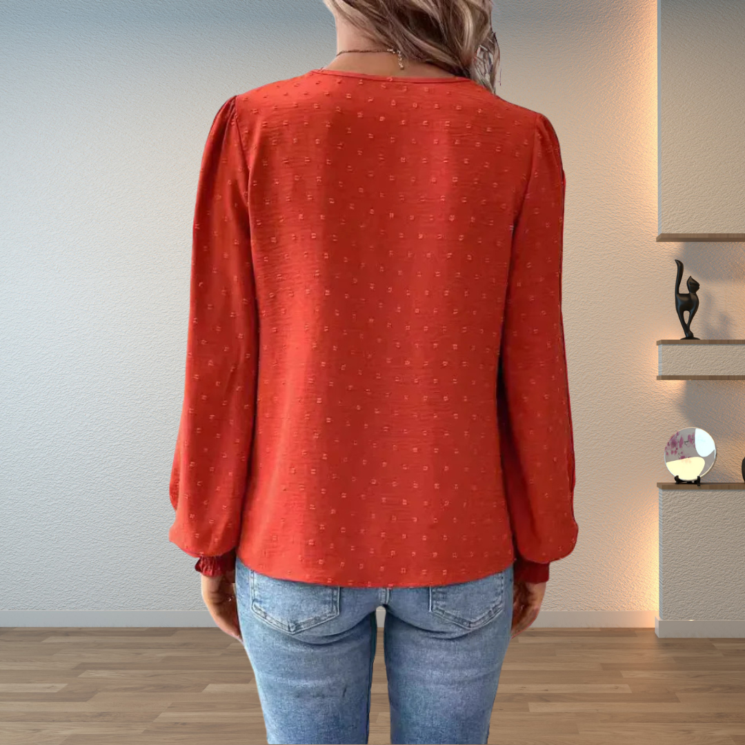 Lightweight, stylish Colette casual blouse for women by Harrow, perfect for summer wear, shown in a natural pose.