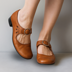 Harrow Colleen orthopedic vegan leather sandals for women with supportive design and stylish, open-toe style.