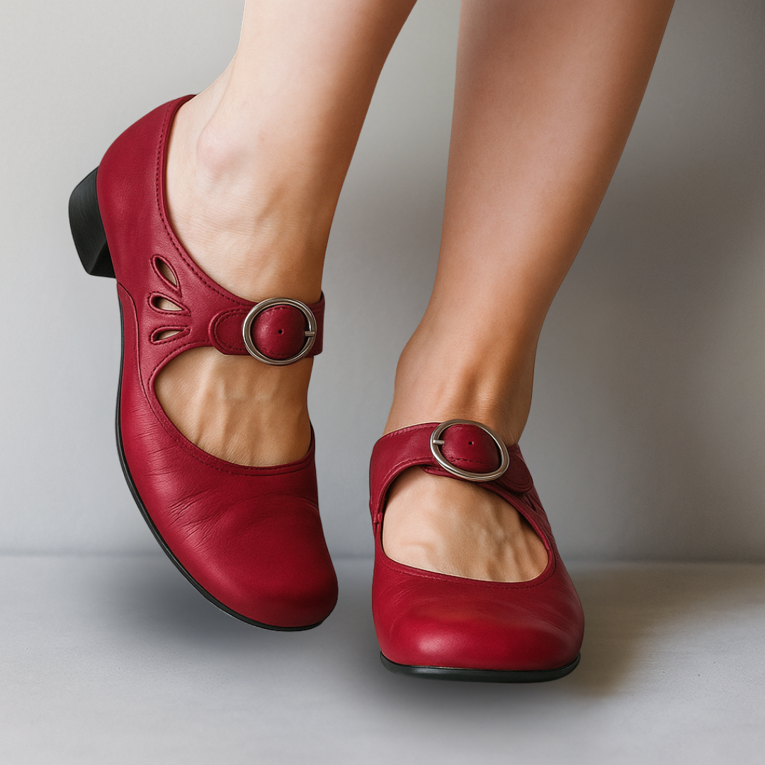 Harrow Colleen orthopedic vegan leather sandals for women, featuring comfortable footbed and stylish design.