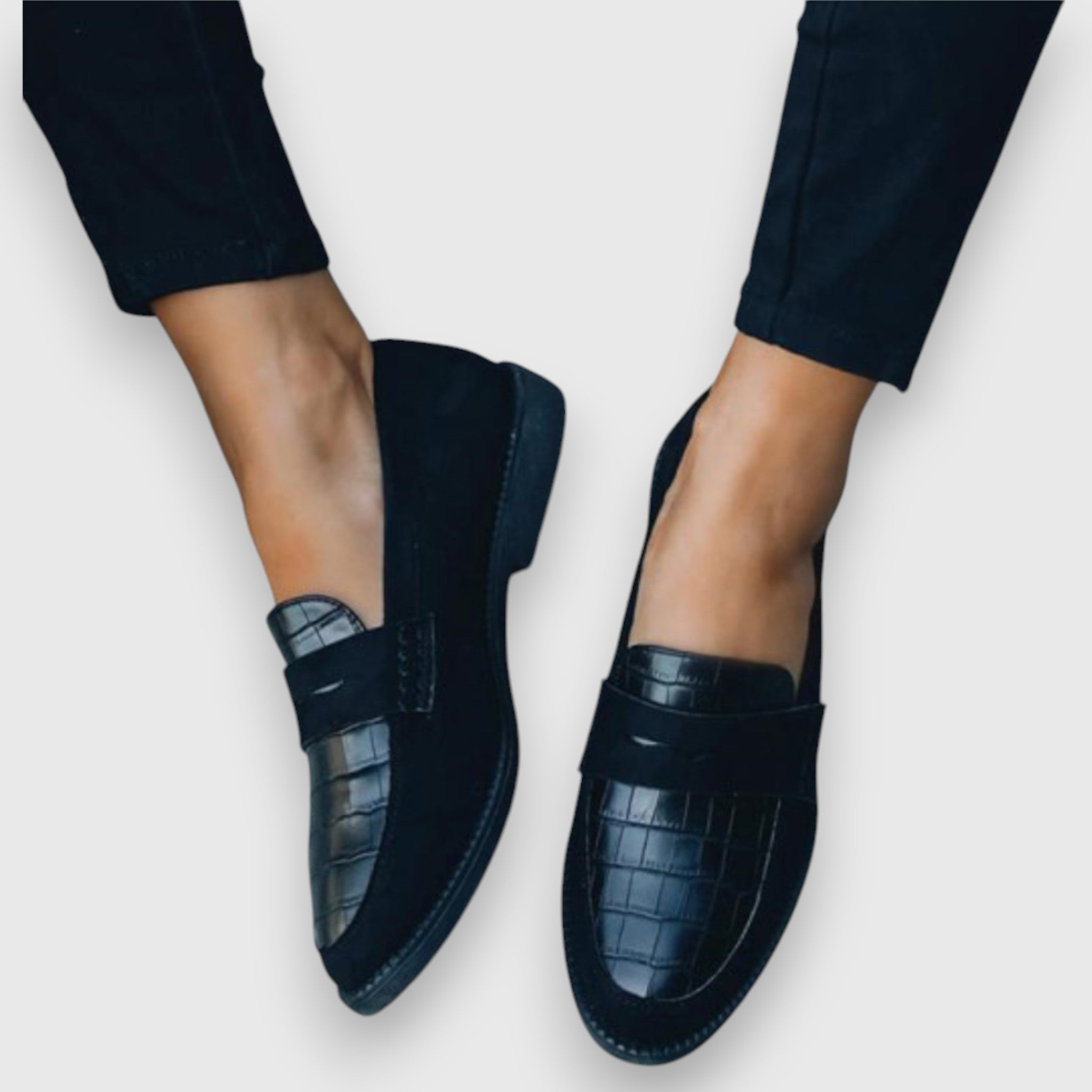 Harrow Colleen slip-on flat loafers for women, featuring a timeless design and comfortable fit for effortless elegance.