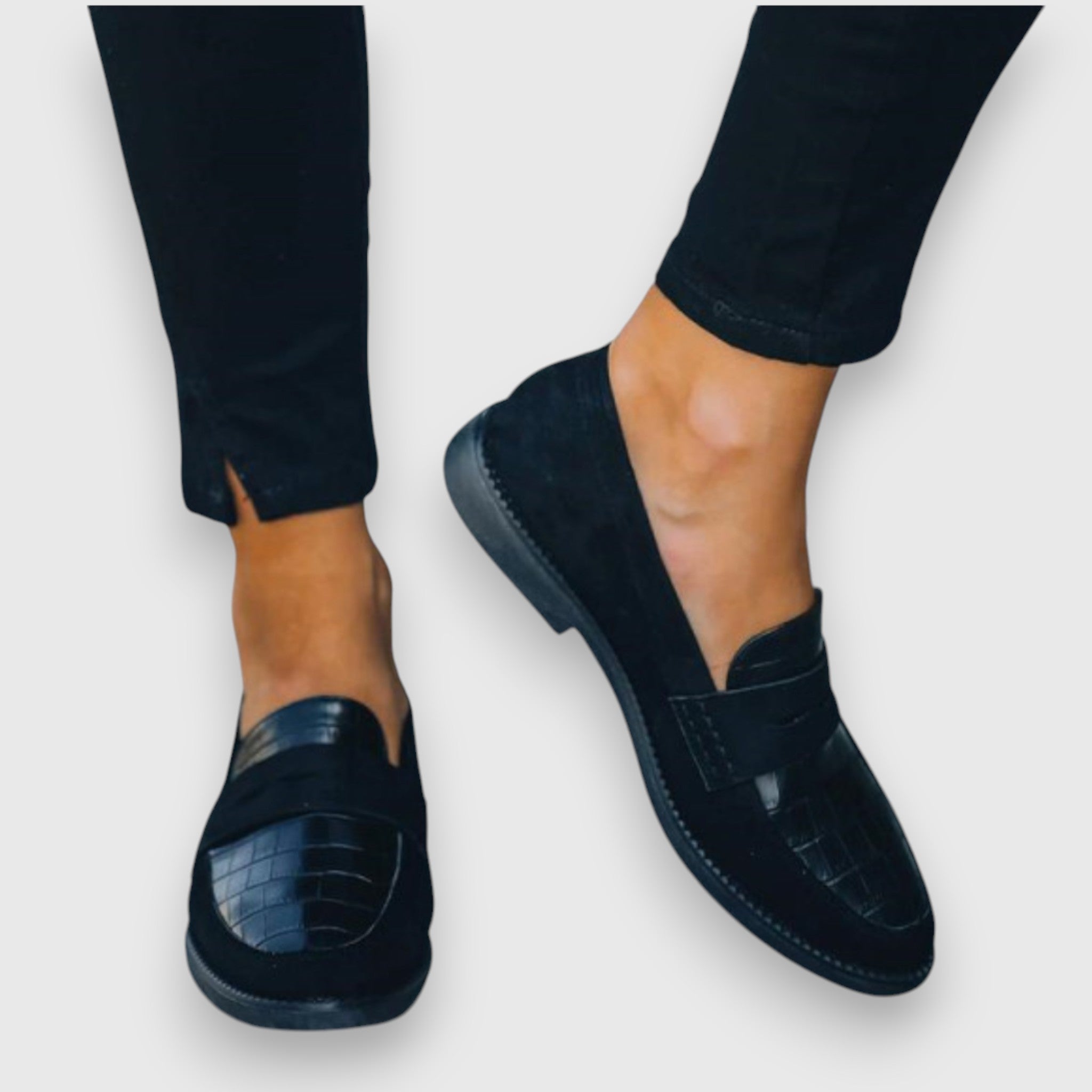 Harrow Colleen women's slip-on flat loafers with a sleek, comfortable design and timeless style for effortless elegance.