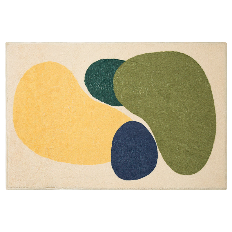 Harrow Yuhua Stone Bath Mat Microfiber Non-Slip Absorbent 19.6"x31.5" Colorful Bathroom Rug