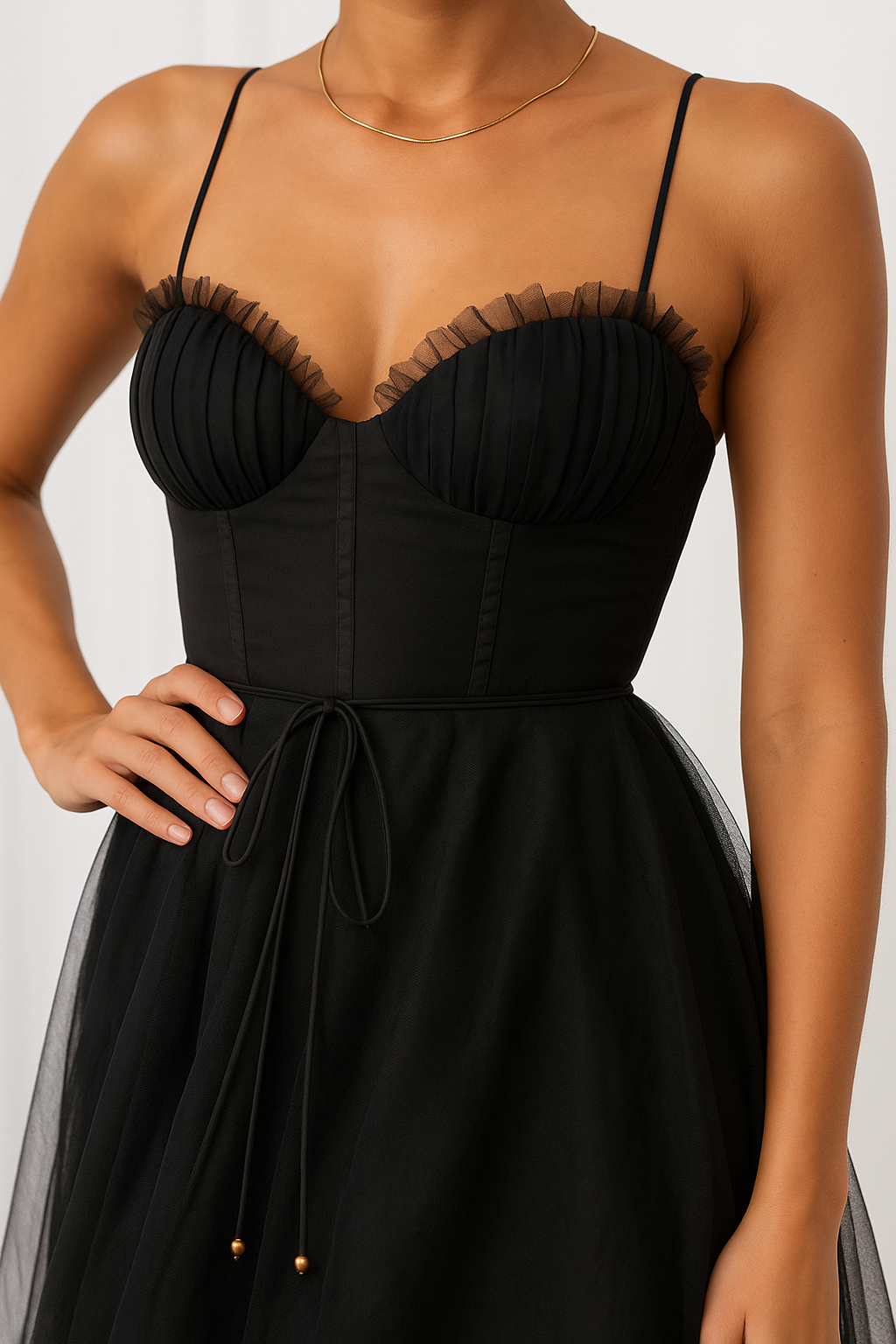 Alexine | Elegant Chiffon Maxi Formal Evening Gown for Women