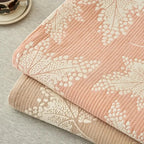 Cotton Summer Blanket Lightweight Breathable Floral Vine Leaf Pattern 59x79 to 79x90.5 Inches