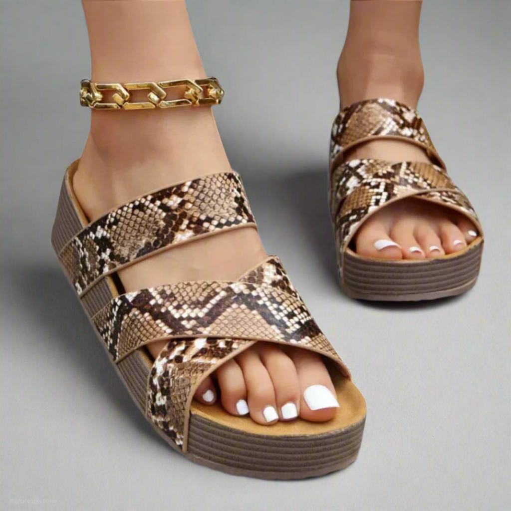 Comfortable Dana Roman sandals for women by Harrow, featuring cushioned straps and stylish summer design.