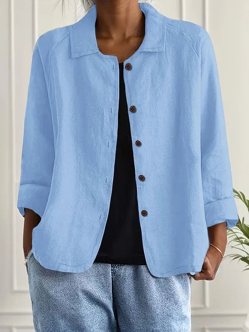 Harrow Denise classic lightweight casual top for women, soft fabric with a relaxed fit and short sleeves.