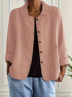 Harrow Denise lightweight casual top for women, featuring a simple, classic design in soft fabric, ideal for everyday wear.