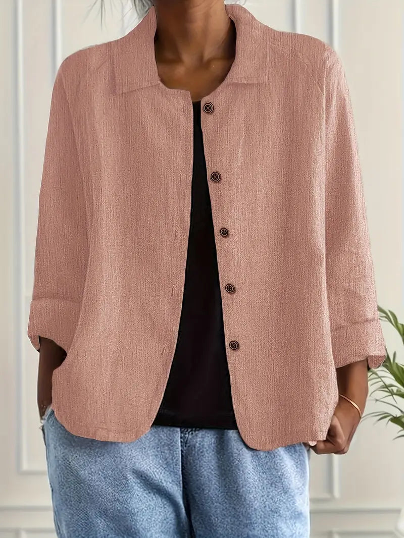 Harrow Denise lightweight casual top for women, featuring a simple, classic design in soft fabric, ideal for everyday wear.