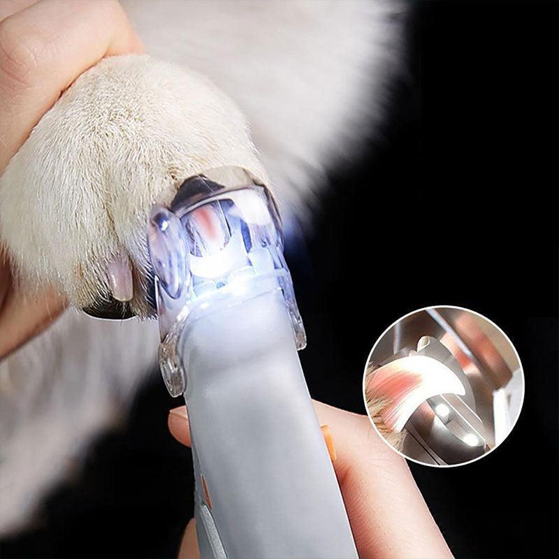 Dog Nail Clippers with Quick Sensor Technology Stainless Steel Ergonomic Grip Safe Painless Trimming Tool