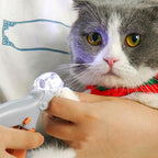 Dog Nail Clippers with Quick Sensor Technology Stainless Steel Ergonomic Grip Safe Painless Trimming Tool