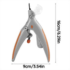 Dog Nail Clippers with Quick Sensor Technology Stainless Steel Ergonomic Grip Safe Painless Trimming Tool