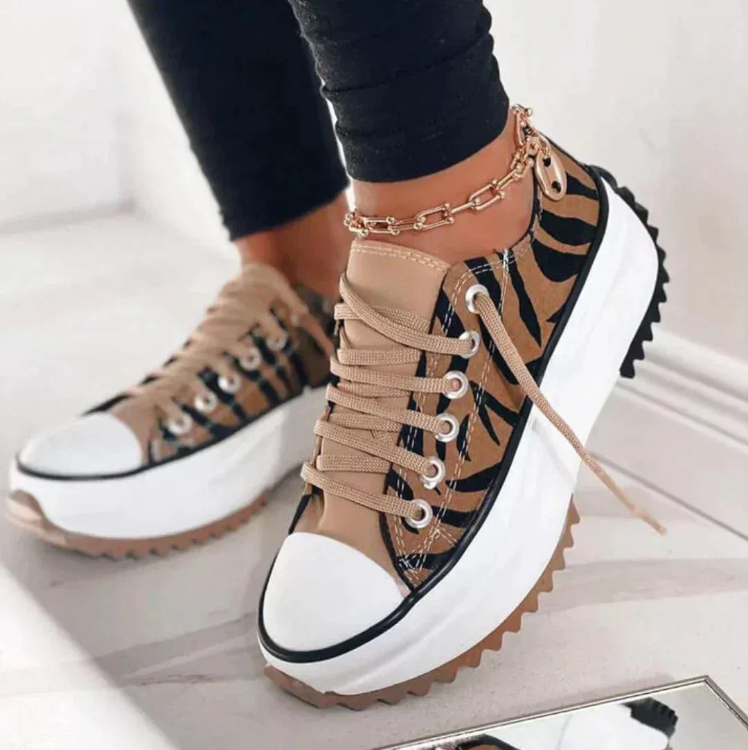 Harrow Dorothy women's supportive walking sneakers with cushioned soles and breathable fabric for comfortable outdoor walking.