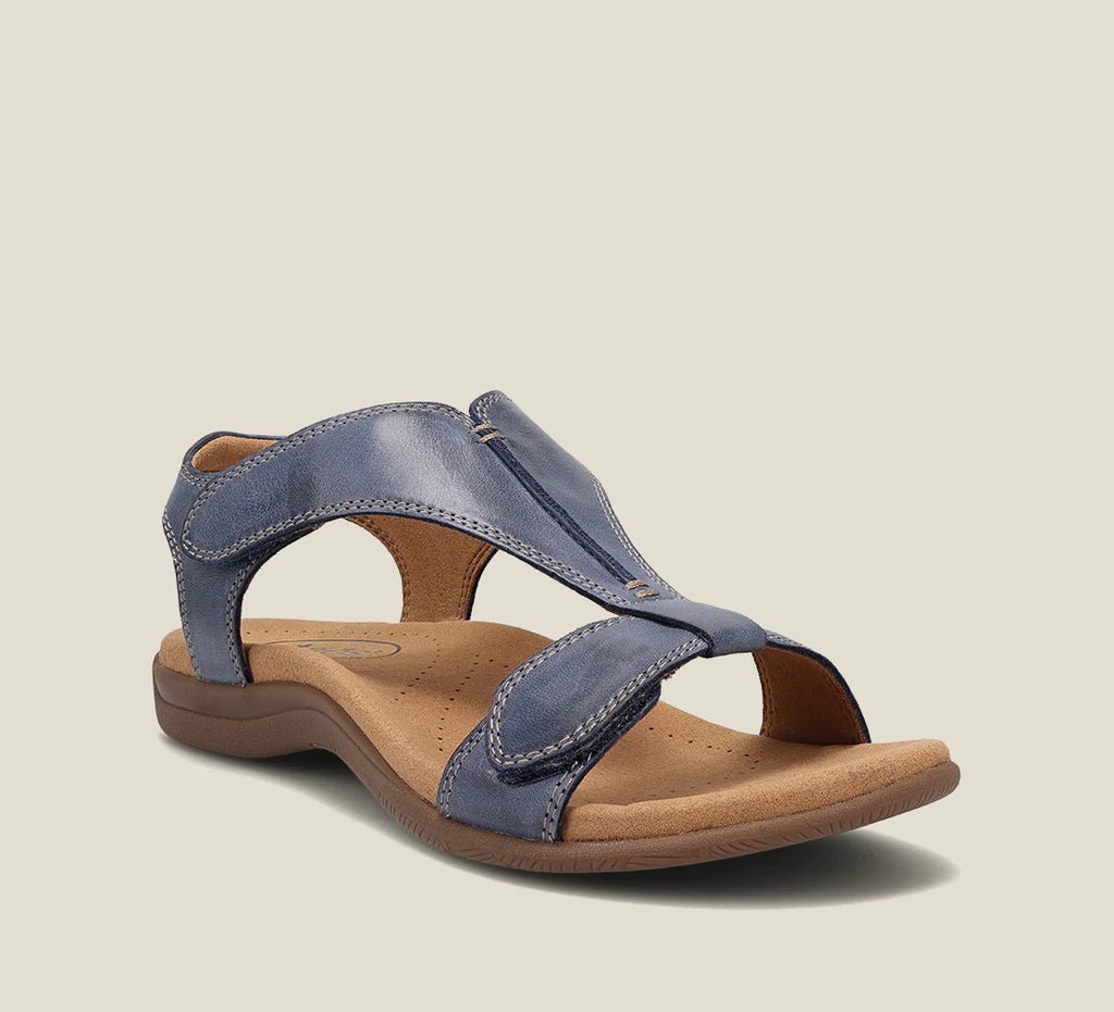 Dove women's orthopedic cushioned support sandals by Harrow with arch support and comfortable straps, ideal for everyday wear.