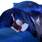 Magical Kids Bed Tent Elina Breathable Fabric Easy Setup Imaginative Design for Children 3+