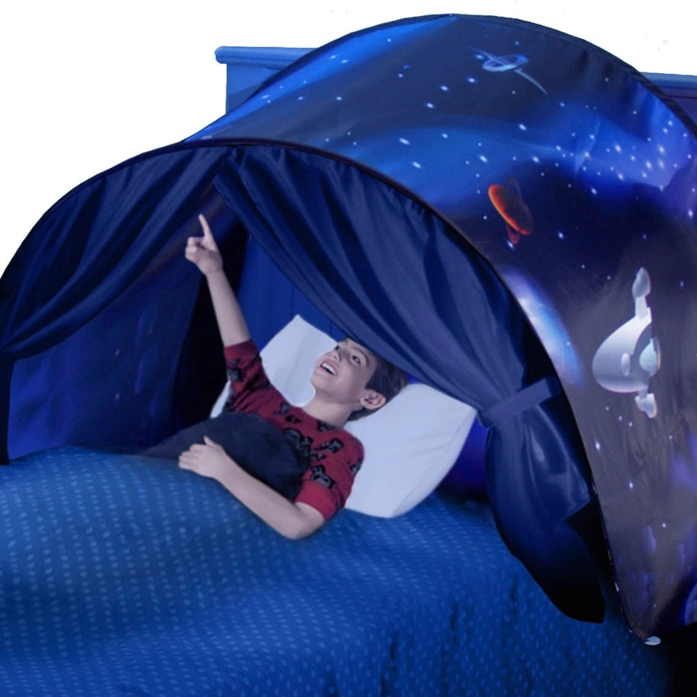 Magical Kids Bed Tent Elina Breathable Fabric Easy Setup Imaginative Design for Children 3+