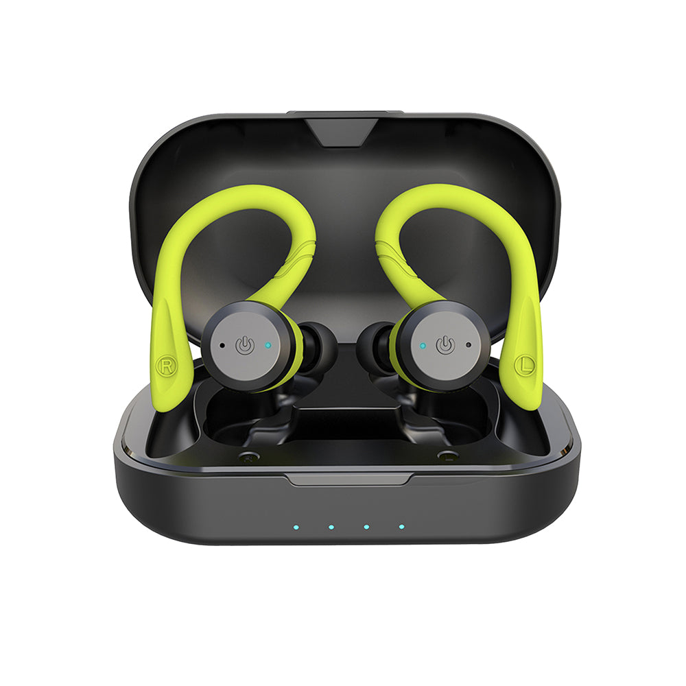 Waterproof Wireless Sports Earbuds Bluetooth 5.0 IPX7 Sweat Resistant 20-Hour Battery for iOS Android