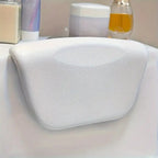 Luxury Bath Pillow Waterproof Organosilicon Neck Support for Bathtubs and Spas Ergonomic Soft Texture