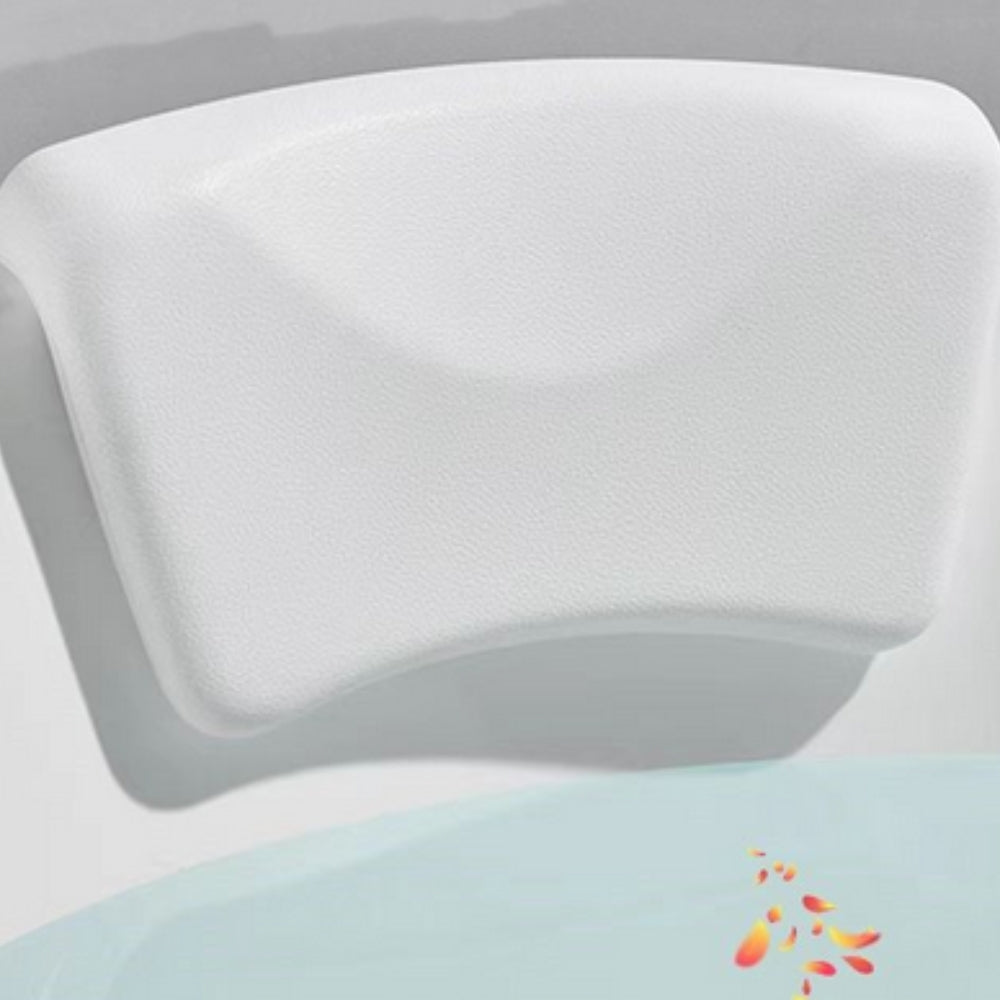 Luxury Bath Pillow Waterproof Organosilicon Neck Support for Bathtubs and Spas Ergonomic Soft Texture
