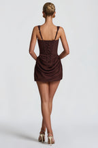 Altagracia | Stylish Ruched Cocktail Mini Dress for Women