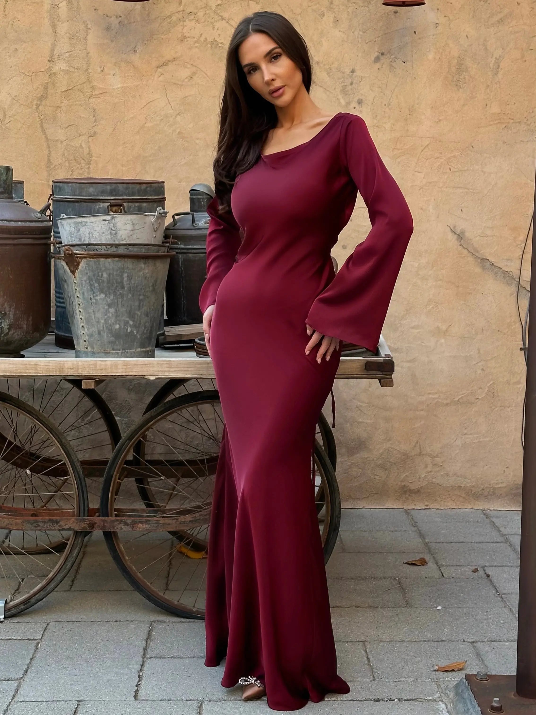 Alvina | Dreamy Elegant Wedding Guest Maxi Dress for Women