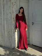 Alvina | Dreamy Elegant Wedding Guest Maxi Dress for Women