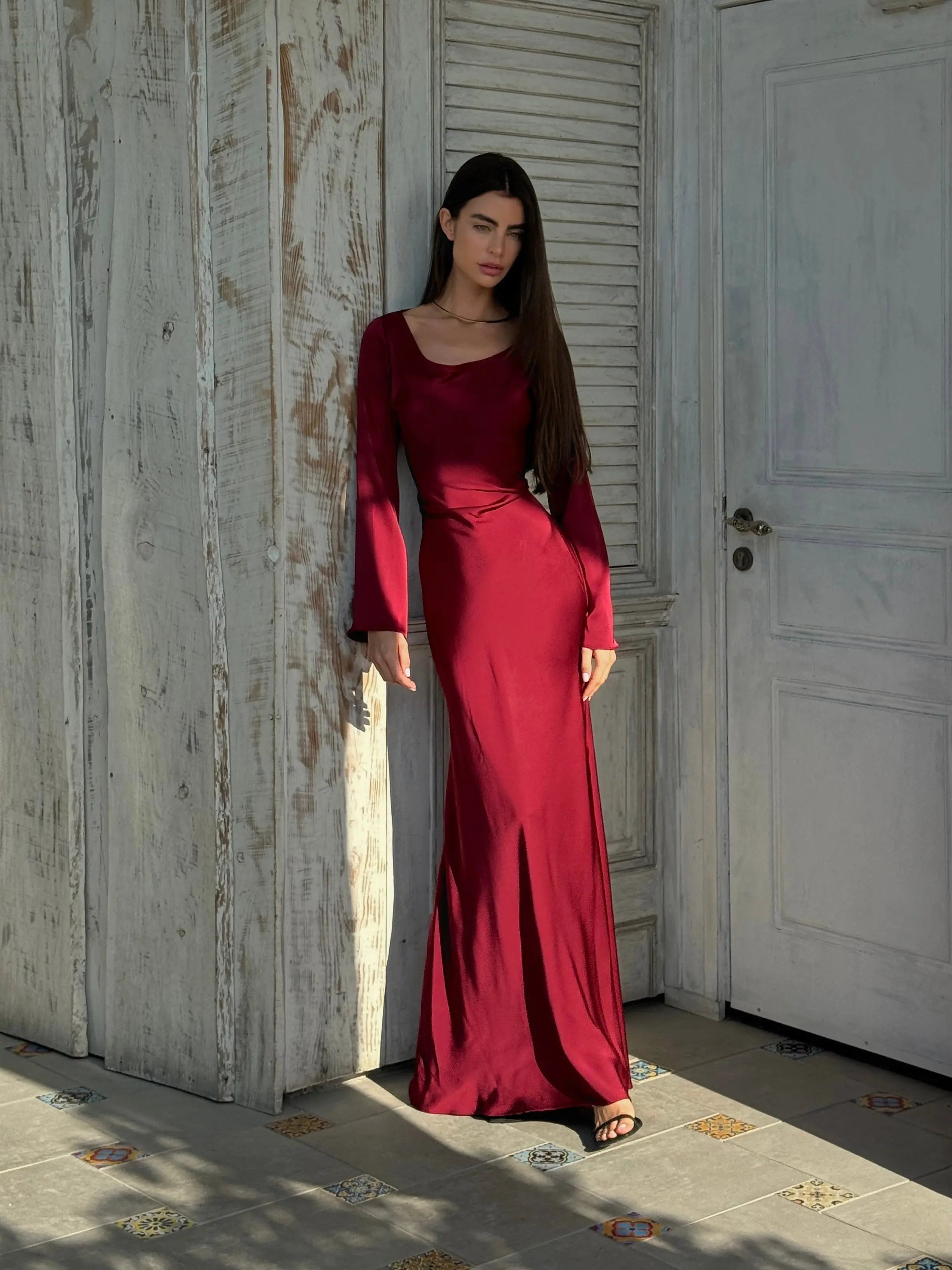 Alvina | Dreamy Elegant Wedding Guest Maxi Dress for Women