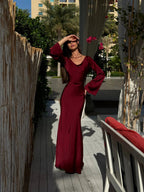 Alvina | Dreamy Elegant Wedding Guest Maxi Dress for Women
