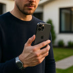 EliteView iPhone 15 Case Slim Matte Acrylic Military-Grade Drop Protection with 8K HD Lens Guard