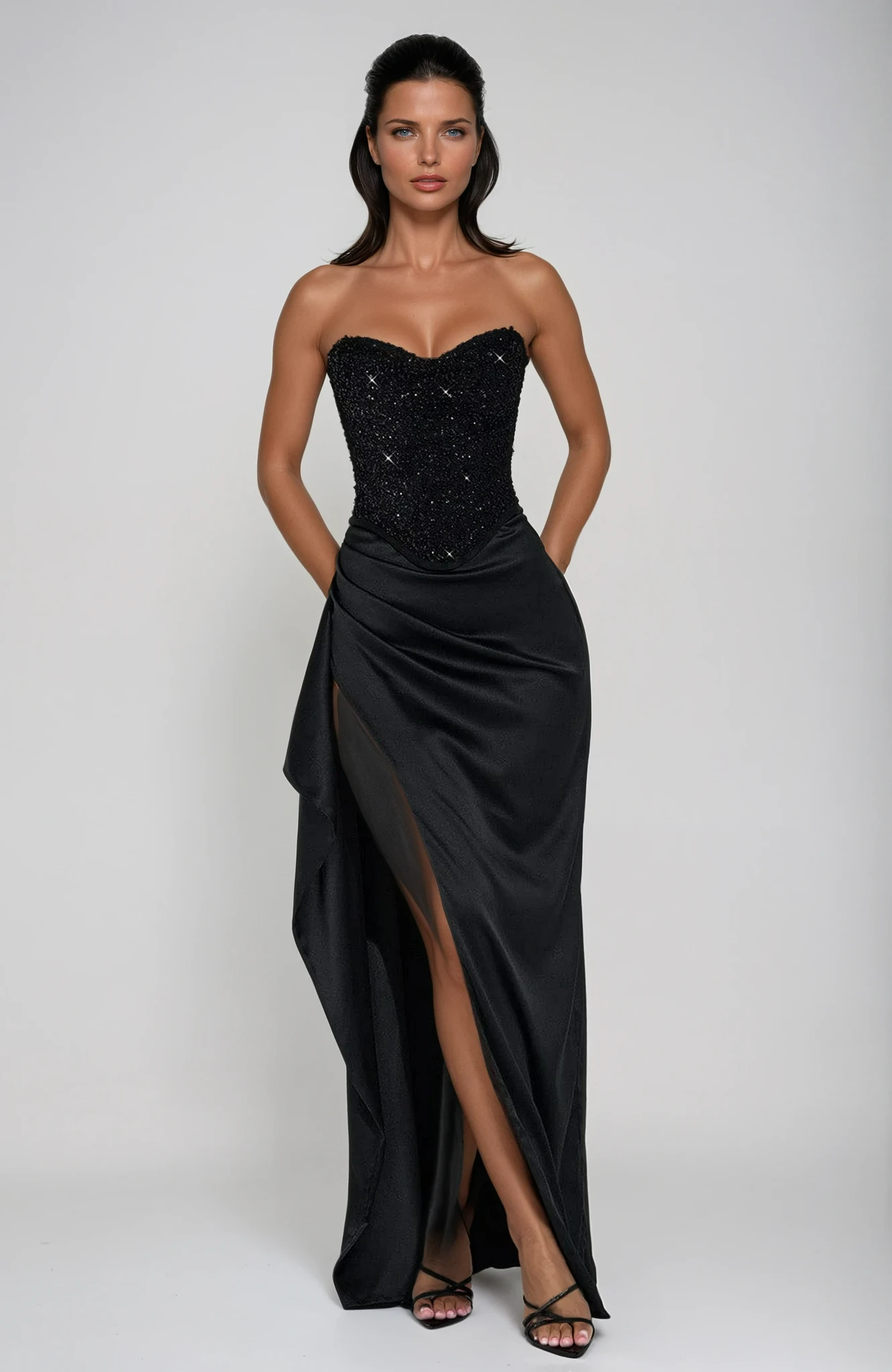 Aiko | Elegant Maxi Formal Evening Gown for Women