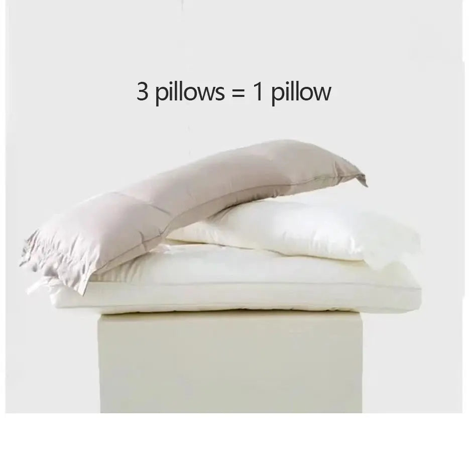 Ergonomic Double Layer Neck Pillow Detachable Adjustable Height Travel Support