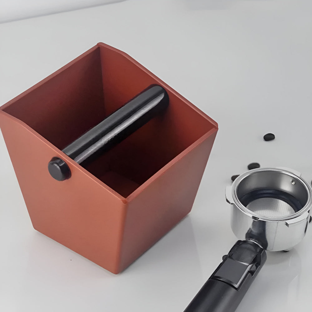 Espresso Coffee Knock Box Durable ABS Construction Non-Slip Base Compact Modern Design