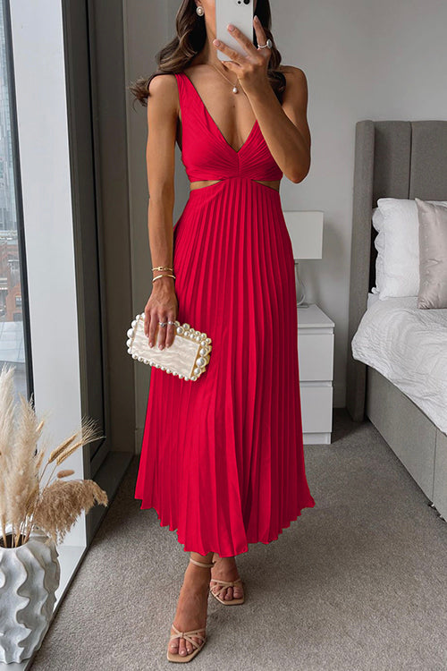 Elegant Evangeline halter neck maxi dress for women, perfect for wedding guests, featuring a flowing silhouette and sophisticated design.
