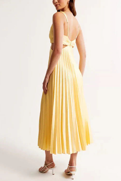 Elegant Evangeline halter neck maxi dress for women, perfect for wedding guests, featuring flowy fabric and stylish design.