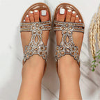 Farrah women's boho cushioned support sandals by Harrow, featuring orthopedic design and comfortable straps.