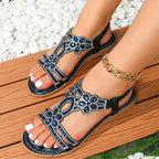 Harrow Farrah women's orthopedic boho cushioned support sandals with braided straps and comfortable footbed.