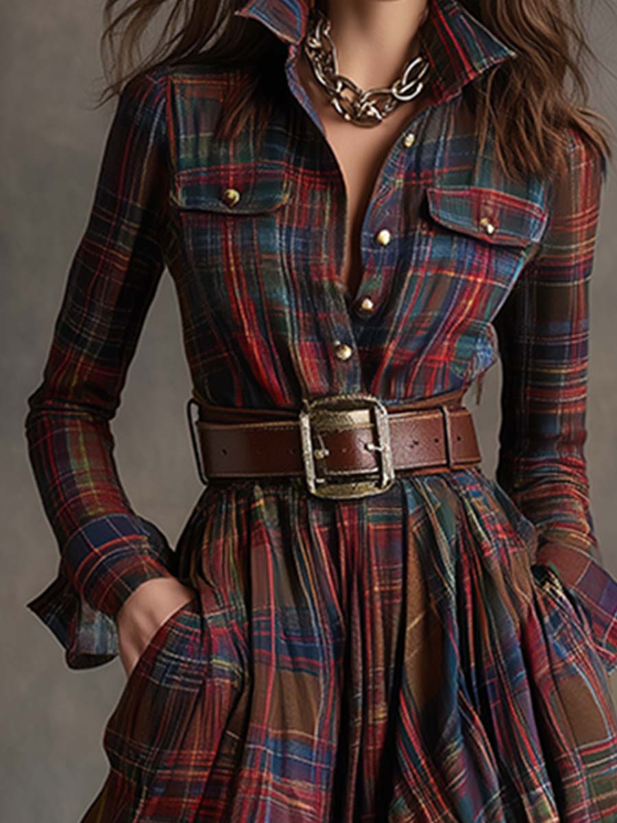 Harrow Felicity shirt dress for women, classic button-up summer dress in lightweight fabric, shown on a hanger.