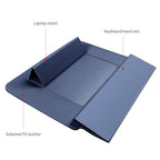 Water-Resistant PU Leather Laptop Case with Stand and Shock Protection for 11-15.6 Inch Laptops