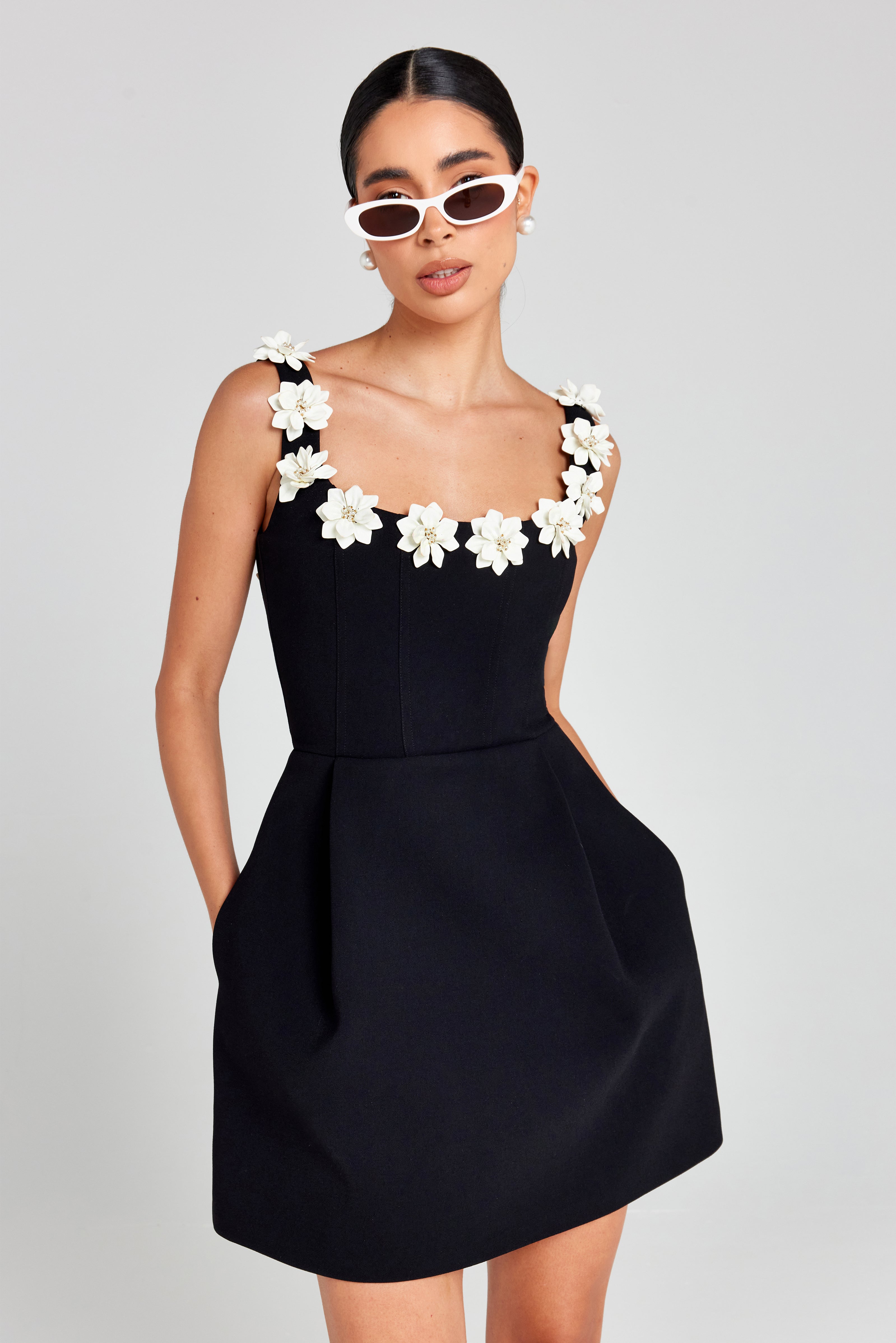 Aisling | Effortless Floral Mini Summer Dress for Women