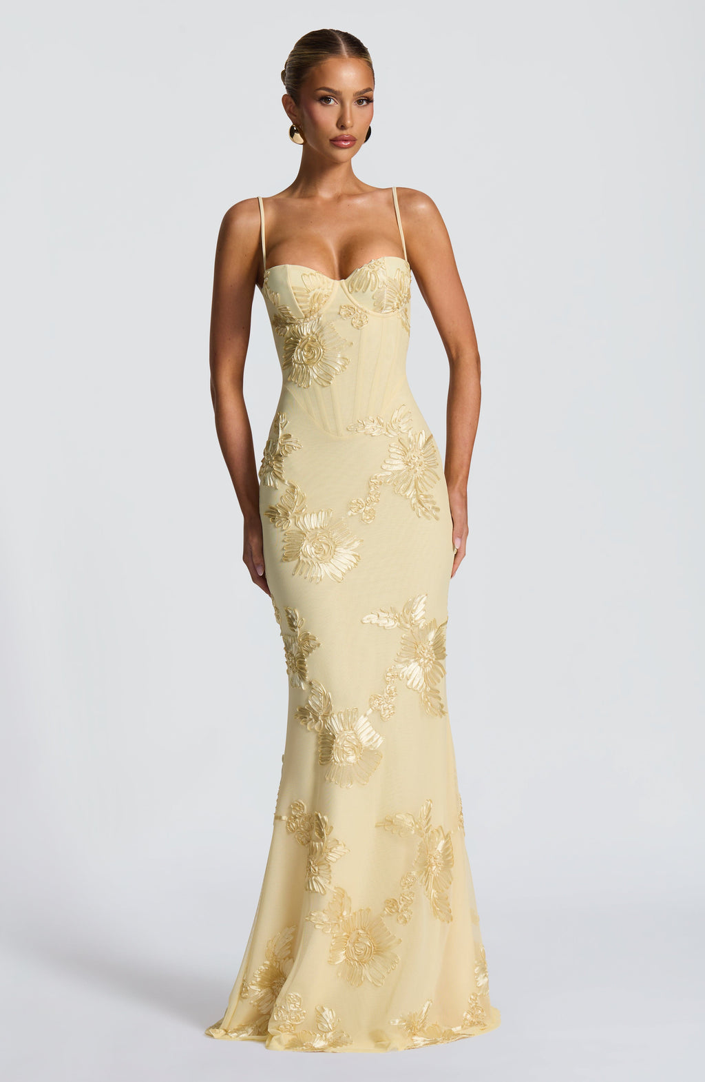 Akosua | Dreamy Floral Wedding Guest Maxi Dress for Women