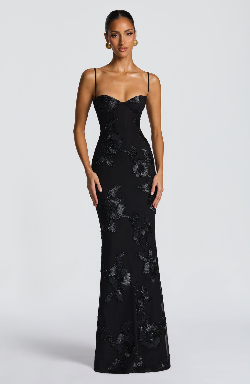 Akosua | Dreamy Floral Wedding Guest Maxi Dress for Women