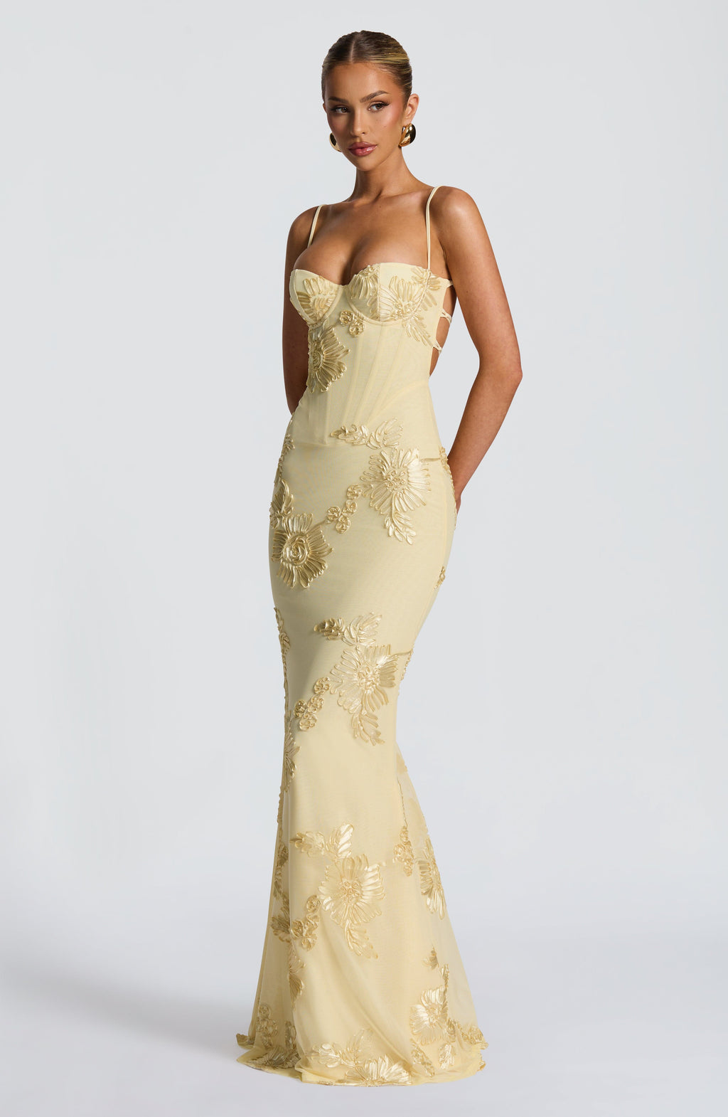 Akosua | Dreamy Floral Wedding Guest Maxi Dress for Women